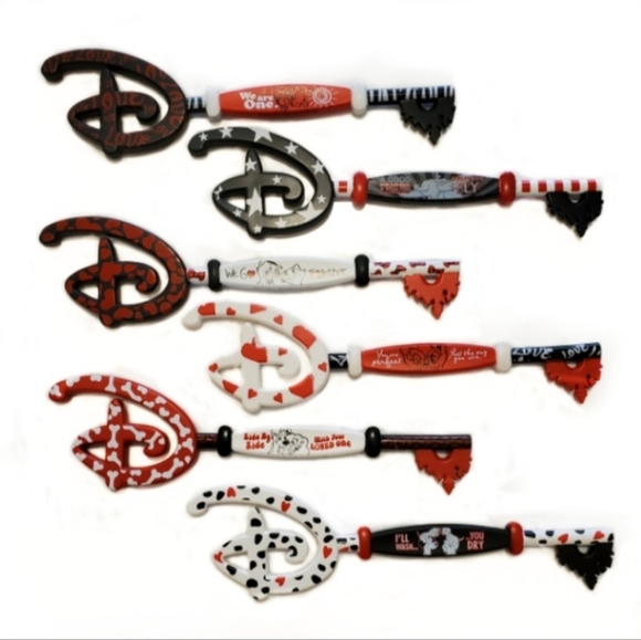 Disney® Love Series Mystery Keys - Entire 6 Key Set,All Products : American Fashion Style Bags On Sale